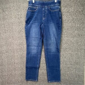 Soft Surroundings Jeans Womens XS Blue Pull On Jegging Elastic Waist Stretch